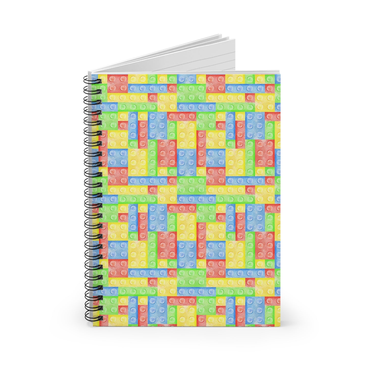 Building Bricks, Spiral Notebook - Ruled Line