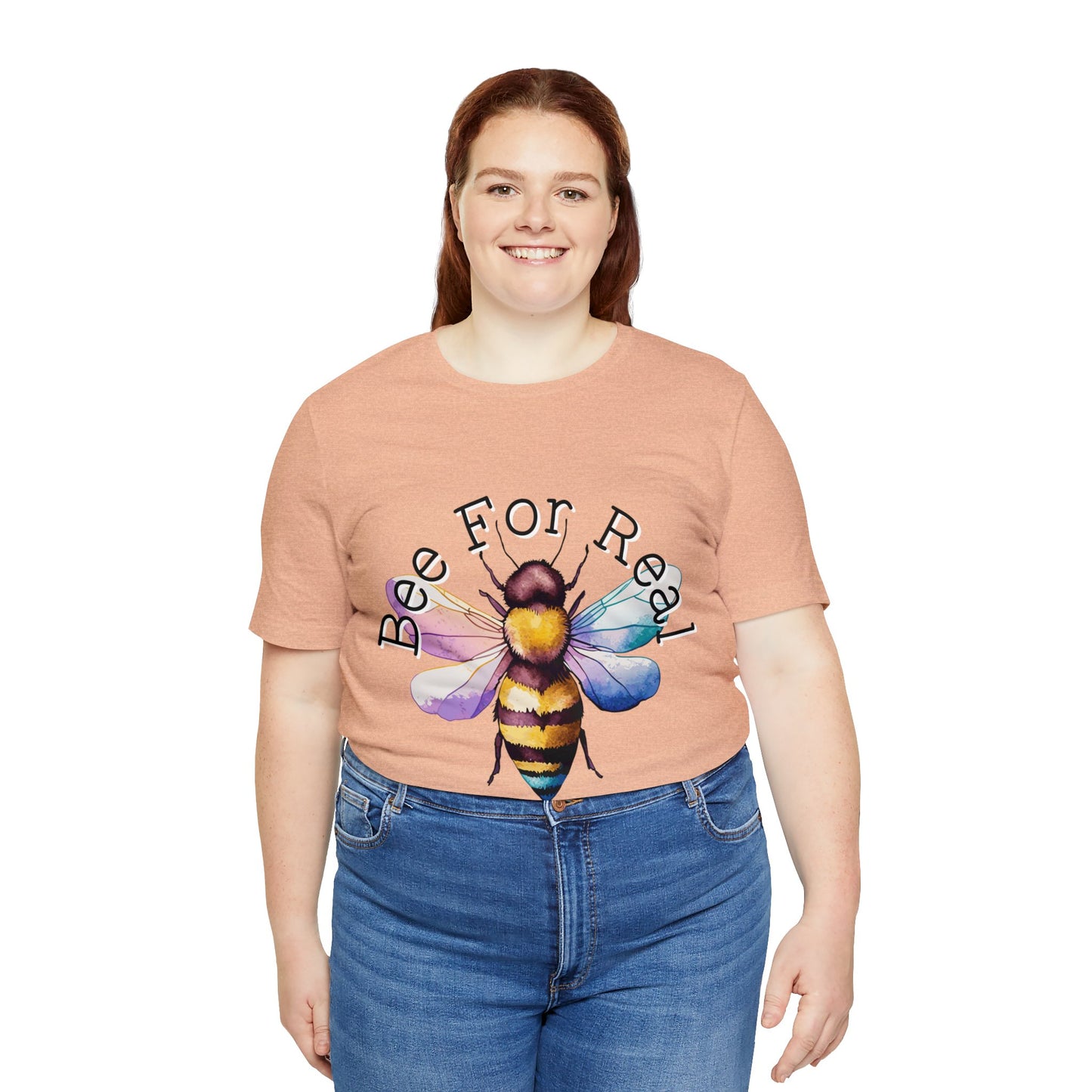 Bee For Real, Branded Unisex Jersey Short Sleeve Tee