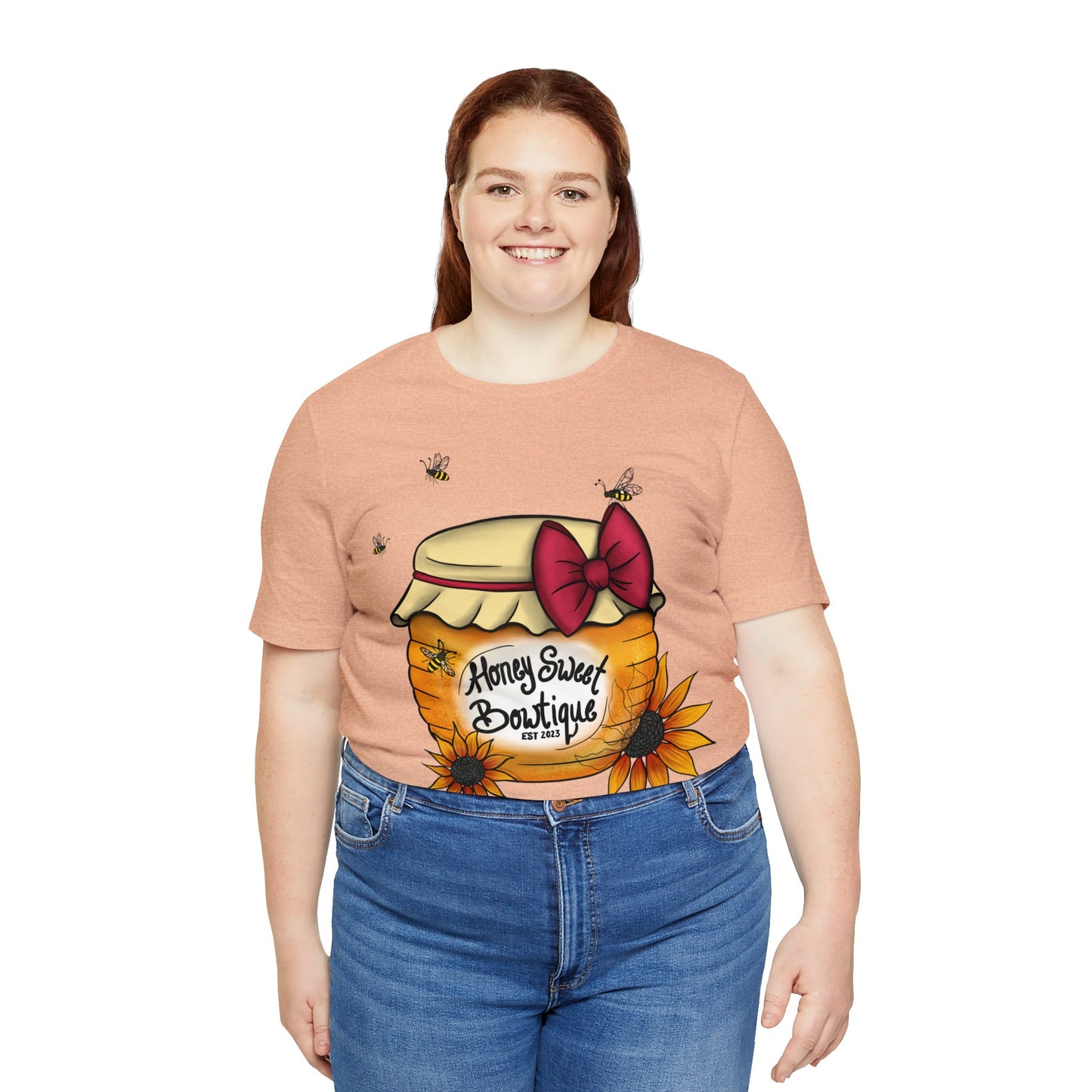 Honey Sweet Bowtique, Branded Unisex Jersey Short Sleeve Tee