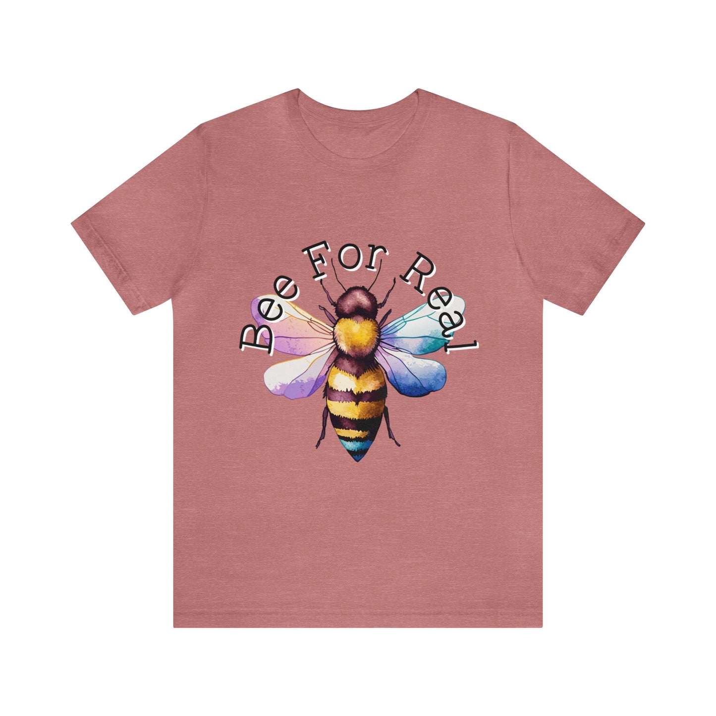 Bee For Real, Branded Unisex Jersey Short Sleeve Tee