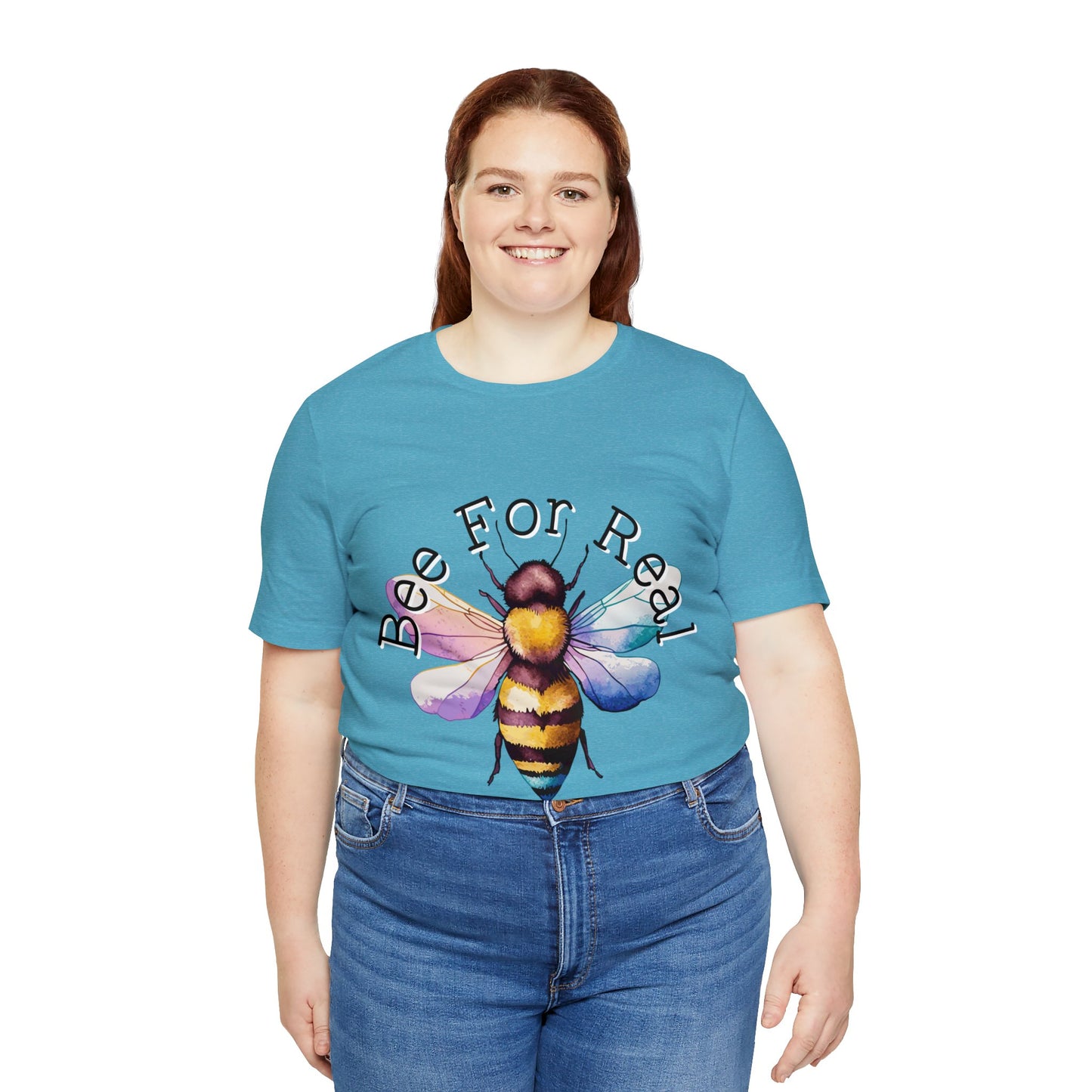 Bee For Real, Branded Unisex Jersey Short Sleeve Tee