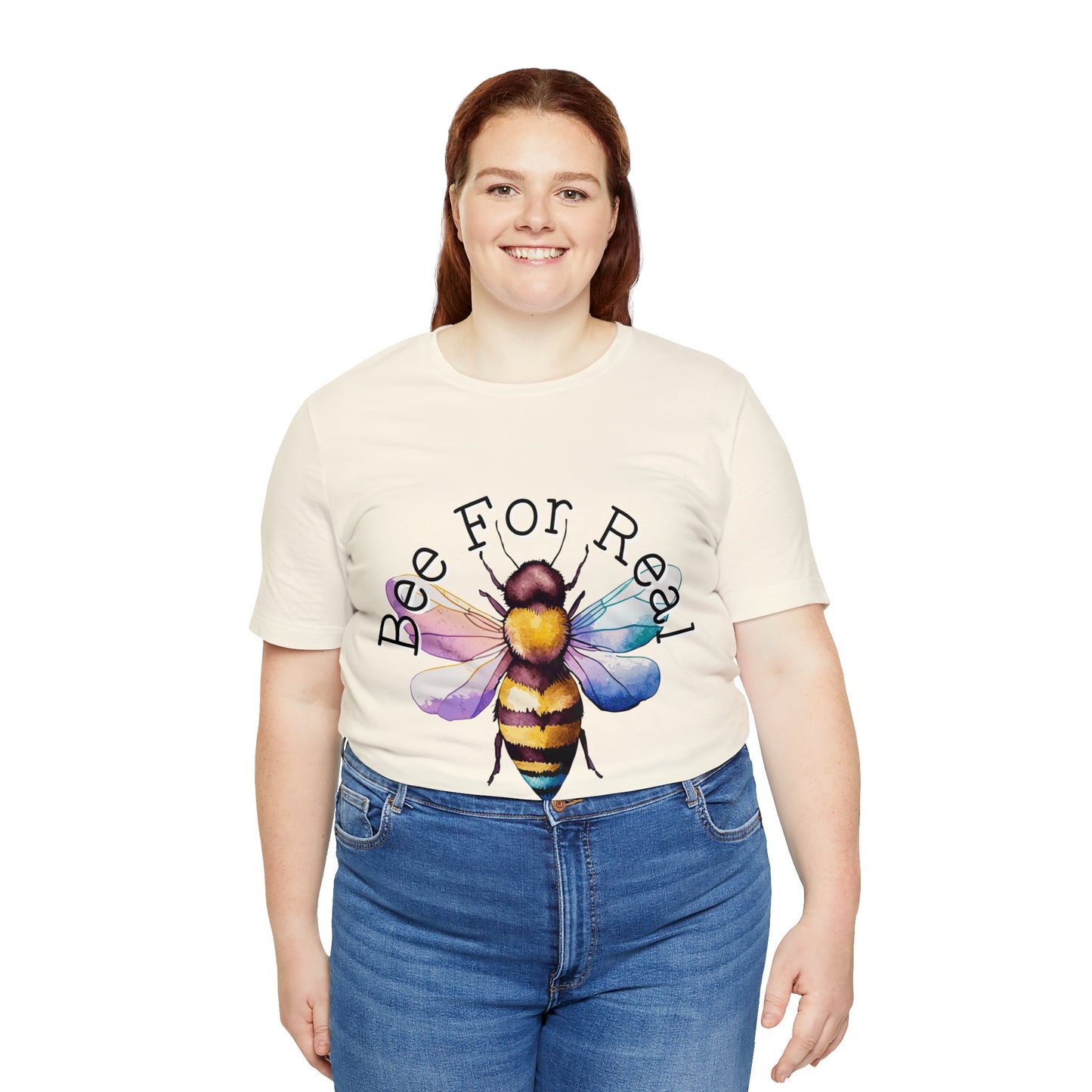 Bee For Real, Branded Unisex Jersey Short Sleeve Tee