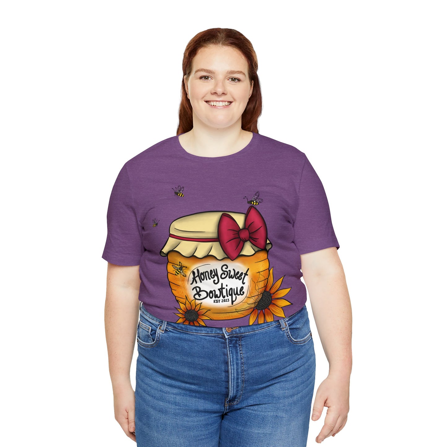 Honey Sweet Bowtique, Branded Unisex Jersey Short Sleeve Tee