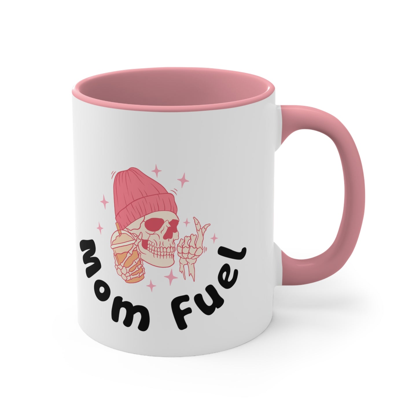 Mom Fuel, Accent Coffee Mug, 11oz