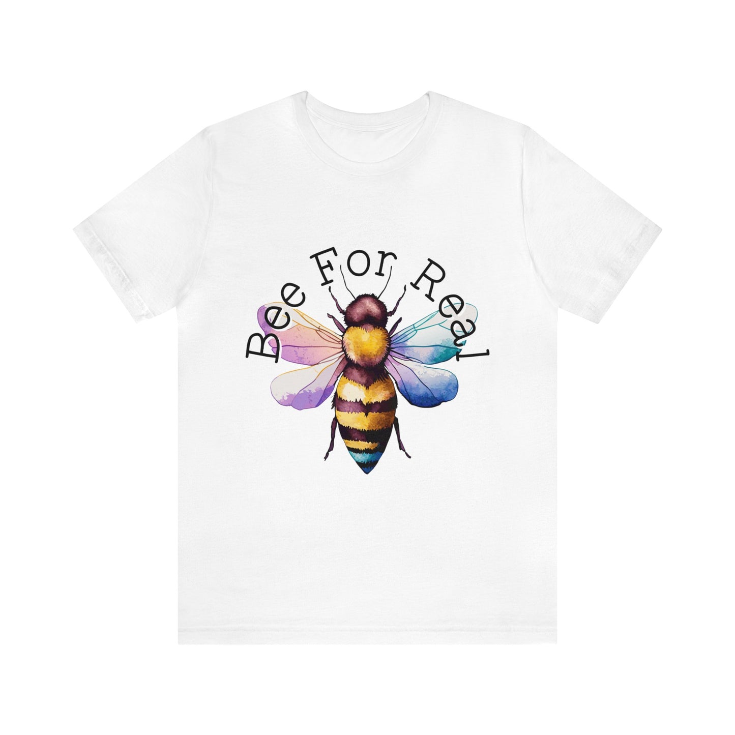 Bee For Real, Branded Unisex Jersey Short Sleeve Tee