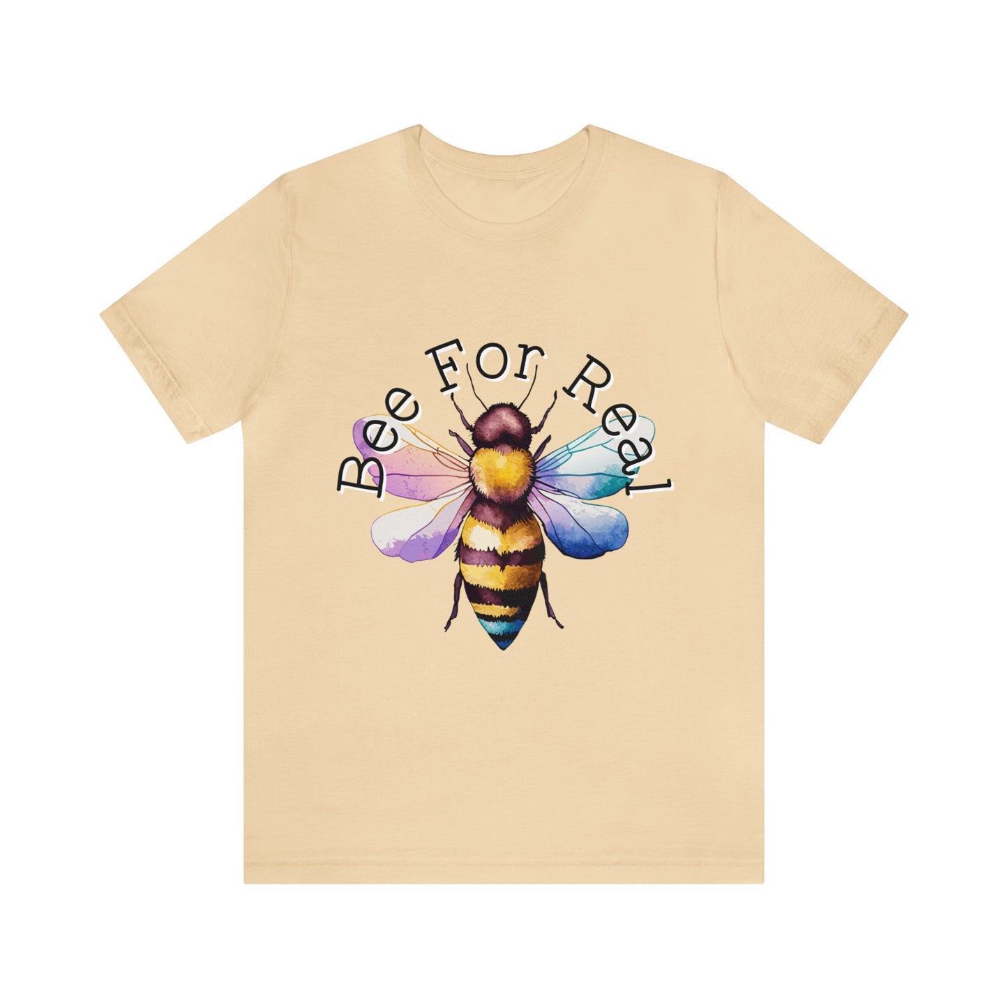 Bee For Real, Branded Unisex Jersey Short Sleeve Tee