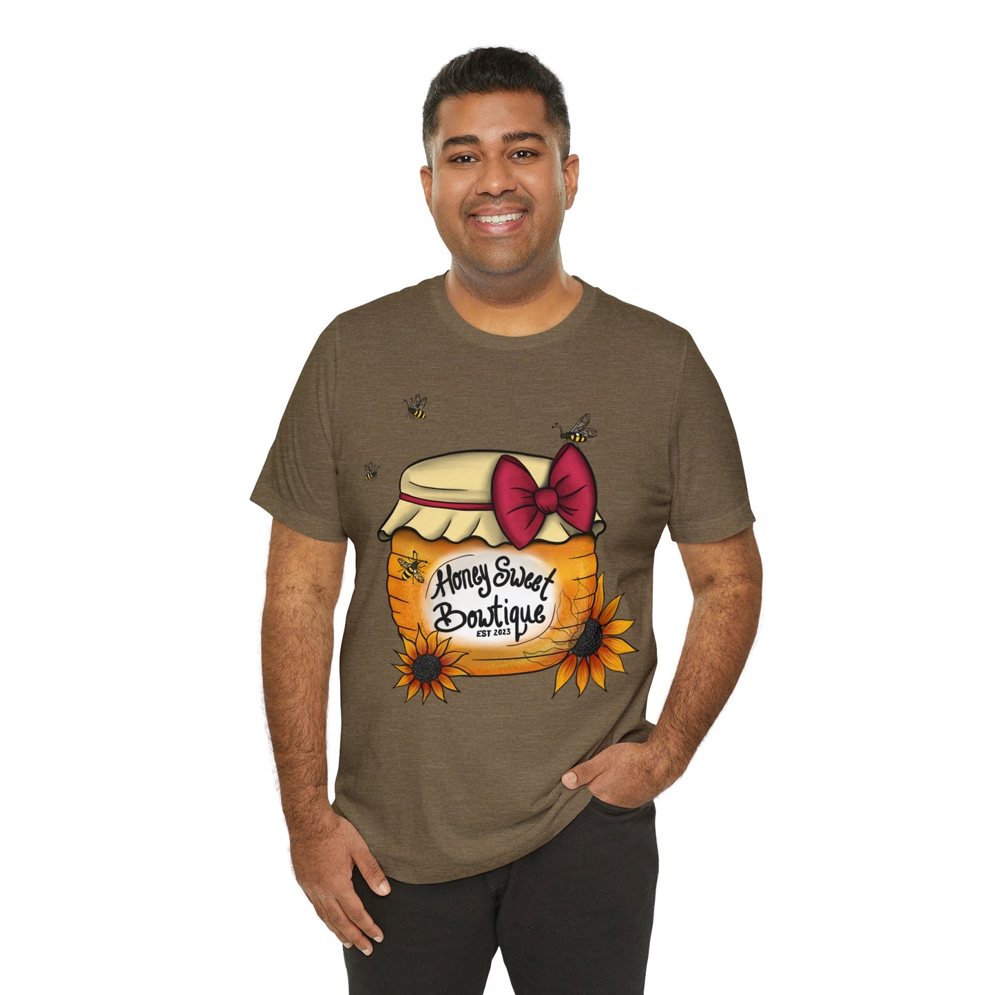 Honey Sweet Bowtique, Branded Unisex Jersey Short Sleeve Tee