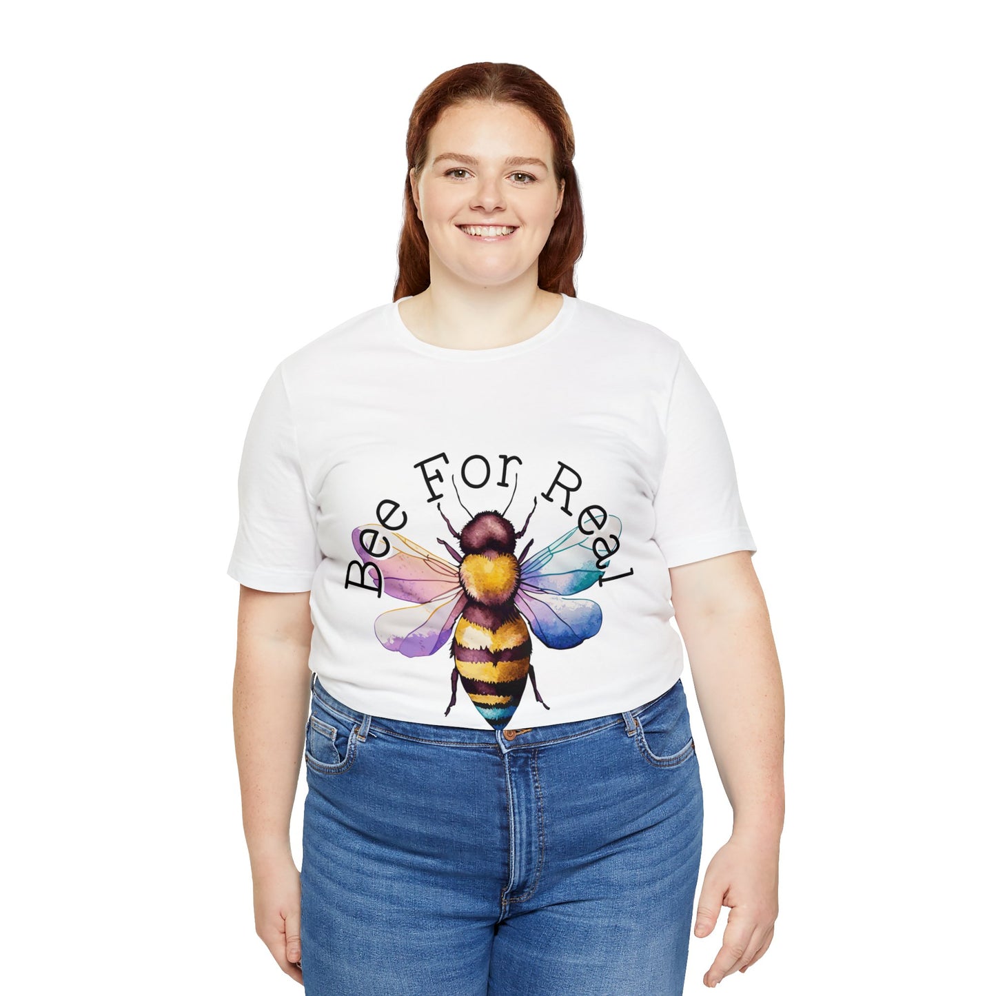 Bee For Real, Branded Unisex Jersey Short Sleeve Tee