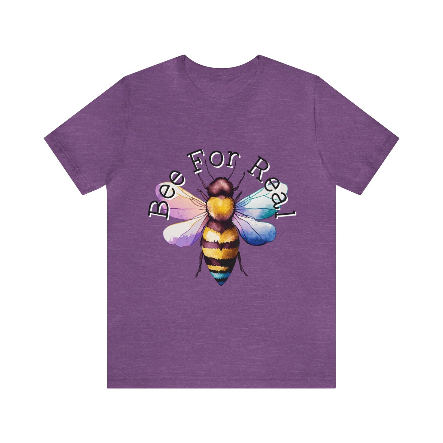 Bee For Real, Branded Unisex Jersey Short Sleeve Tee