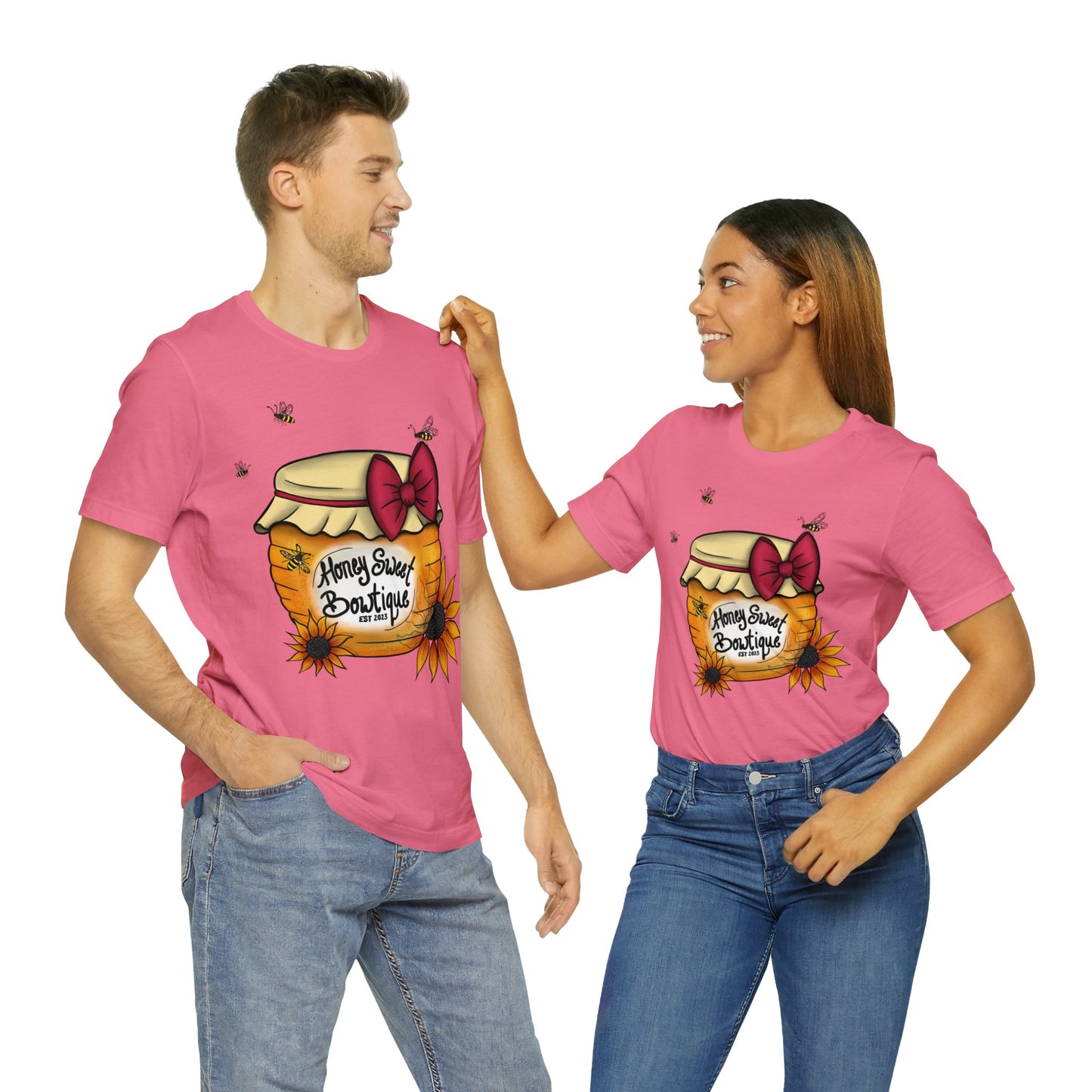 Honey Sweet Bowtique, Branded Unisex Jersey Short Sleeve Tee