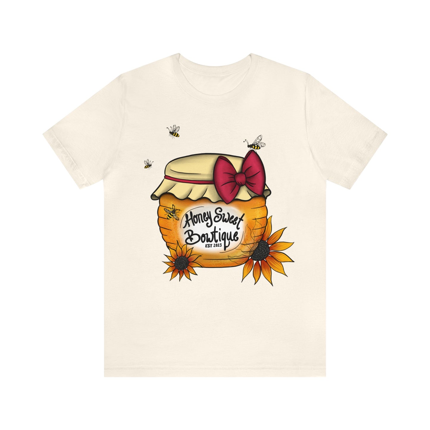 Honey Sweet Bowtique, Branded Unisex Jersey Short Sleeve Tee