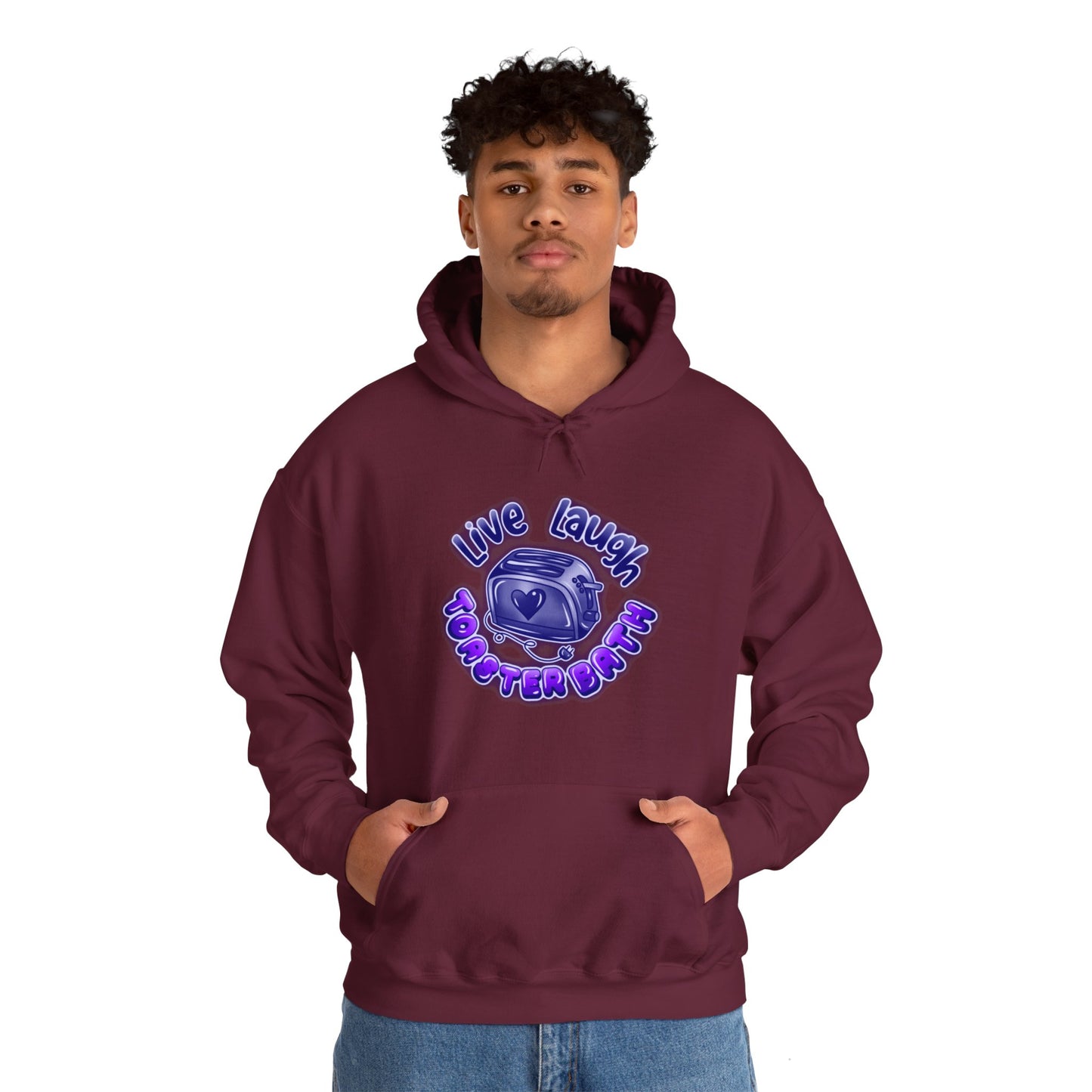 Live Laugh, Unisex Heavy Blend™ Hooded Sweatshirt