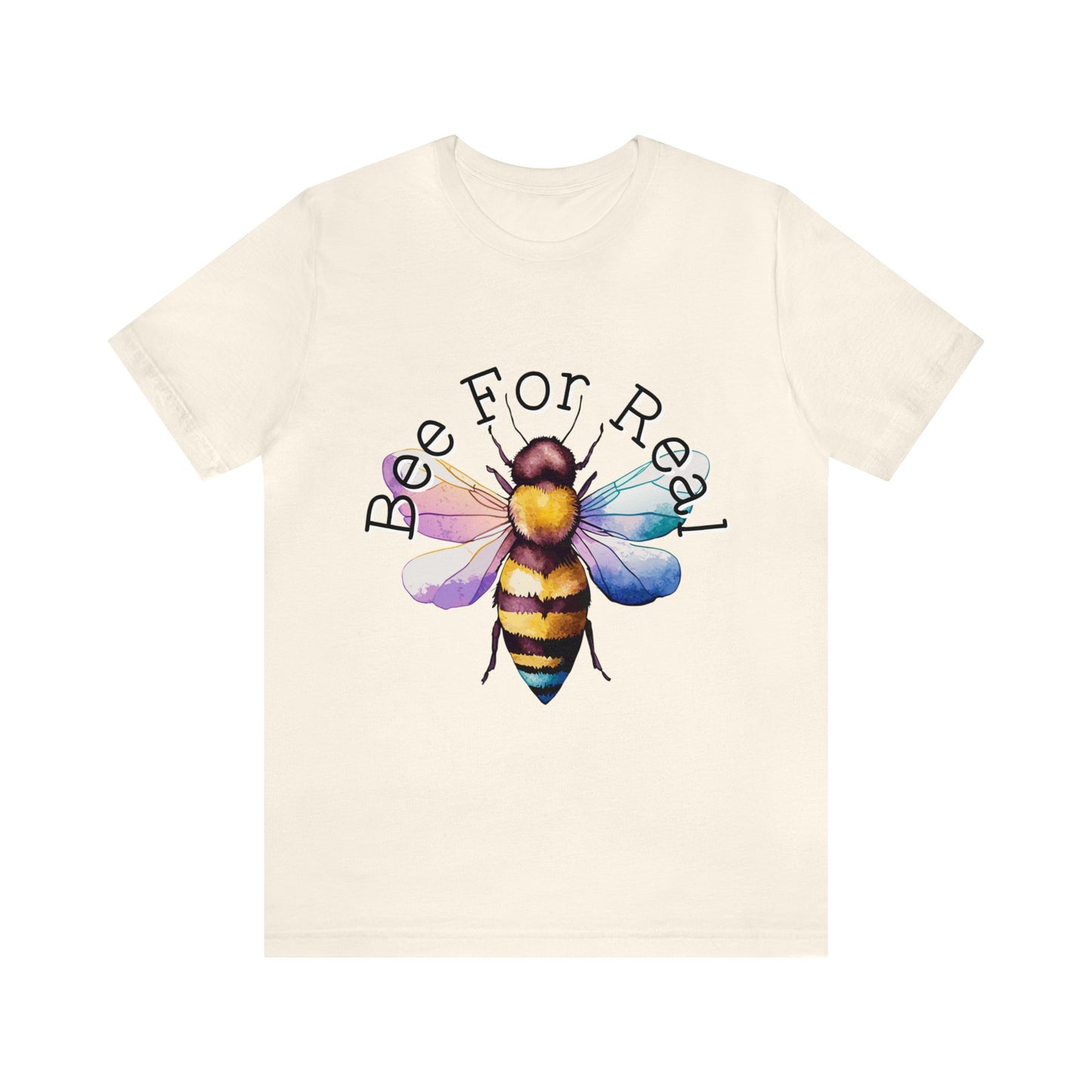 Bee For Real, Branded Unisex Jersey Short Sleeve Tee